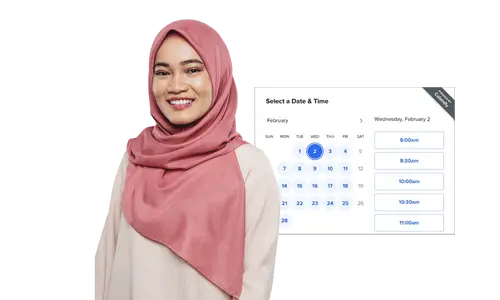 book now Book a meeting image for eLearning software and content development services